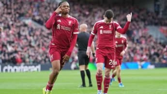 Rio Ngumoha grateful for Slot backing after scoring in Liverpool's win over Fulham