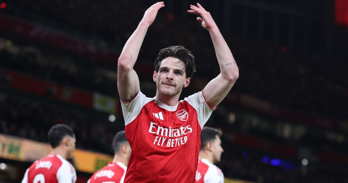 Late Declan Rice fitness test needed as Arsenal prepare f...